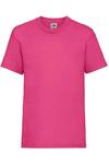 Футболка Fruit of the Loom Valueweight, фуксия - фото