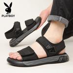 Пляжные сандалии мужские Playboy, черный - фото 14