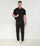 Футболка поло Slim fit Ea7, черный - фото 2