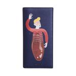 BALLY Мужской синий клатч-кошелёк - фото