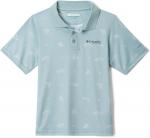 Columbia Boys Super Slack Tide Polo, Crushed Blue Troutopia - фото