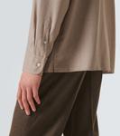Шерстяная рубашка в ёлочку Berluti, Light taupe - фото 6