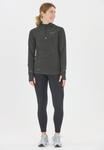 Топ Endurance MIDLAYER CANNA, Black Melange/Black - фото