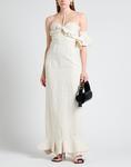 Платье макси Jacquemus, слоновая кость - фото 4