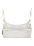 Бюстгальтер с узорчатым жаккардом Marine Serre, белый - фото 2