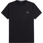 FRED PERRY Футболка мужская черная - фото