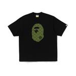 Футболка Monogram Ape Head A BATHING APE, черный - фото