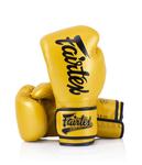 Перчатки Fairtex Super Sparring Gloves - Microfiber, золотой - фото