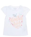 Футболка детская Guess с принтом, белый - фото