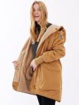 Парка finside Wende Winterjacke Suomukka, цвет Hellbraun/Beige - фото 3