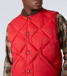 Стеганый твиловый жилет RRL, Vintage Orange - фото 6