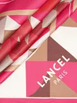 Шелковый шарф «Лабиринт» Lancel, розовый - фото 3