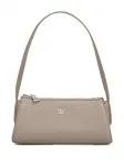 Сумка на плечо с фирменной табличкой Hugo, бежевый - фото