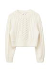 Джемпер & other stories CROPPED CABLE, White - фото 5