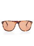 TOM FORD Eyewear солнцезащитные очки Lionel, коричневый - фото