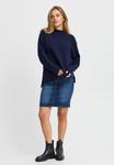Джемпер PULZ PZASTRA Turtleneck, Dark Sapphire Melange/Blue - фото 2