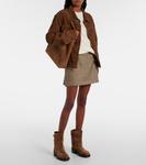 Замшевые ботильоны Brooklyn 50 Jimmy Choo, Oak - фото 3