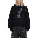 Лонгслив с принтом логотипа WE11DONE, черный - фото 7