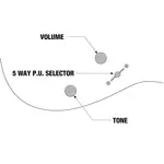 Гитара Ibanez GRGA120QA Gio с верхней деки из клена Quilted Top - Прозрачный синий градиент - фото 10