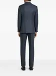 Однобортный костюм Zegna, синий - фото 3