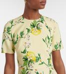 Платье макси с цветочным принтом Monique Lhuillier, Lemon Drop - фото 4