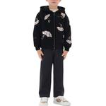 Детский свитшот Burberry, черный - фото 3