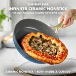 Набор посуды GreenPan GP5, 14 предметов, синий / черный - фото 2