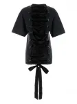 Футболка со шнуровкой BALENCIAGA, черный - фото 2