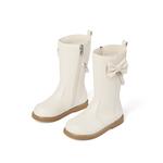 Детские кожаные ботинки для детей Snoffy, кремовый/белый - фото 3