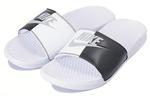 Шлепанцы и сланцы Nike Benassi Jdi 'White Black' - фото 3