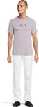 Футболка Armani Exchange Corporate Logo Tee, цвет Lilac Gray - фото 5