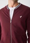 Толстовка Pier One Zip-up sweatshirt, Bordeaux - фото 5