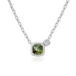 Apm Monaco 925 Sterling Silver ожерелье унисекс khaki - фото