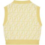 Детский свитер FENDI, желтый - фото 4