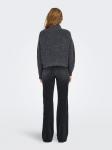 Темно-серый меланжевый вязаный свитер ONLY - фото 6