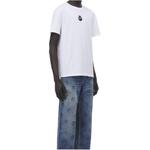 Футболка с черепом Alexander McQueen, белый - фото 5