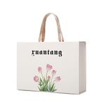 Шарф вязаный унисекс черно-белый, Black White Gradient - фото 3