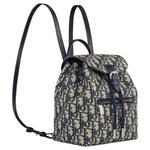 DIOR Хлопковый рюкзак детский бежевый и голубой - фото 3