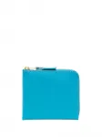 Кошелек с круговой молнией Comme Des Garçons Wallet, синий - фото