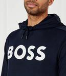 Толстовка мужская Boss Orange с логотипом, синий - фото 4