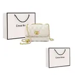 CinvaiKrose Сумка через плечо, White Diamond Pattern - фото