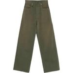 Джинсы с пятью карманами R13, зеленый - фото