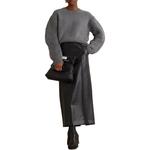 JIL SANDER Свитер Women's Dark Gray Crew Neck Moderate Others - фото 3