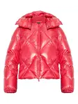 Стеганая куртка с капюшоном Add, красный - фото