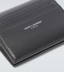 Кожаный кошелек Saint Laurent, черный - фото 4