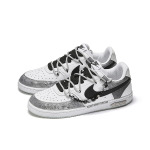 Мужские кроссовки для скейтбординга Nike Court Borough Low, Black/White/Gray - фото 4