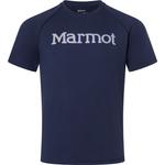 Мужская футболка с рисунком Windridge Marmot, синий - фото