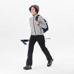 Детская флисовая утеплённая куртка для горных походов Quechua MH150 7-15 лет - серый - фото 2