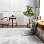 Ковер Loni Solid Shag Area Rug nuLOOM, 122 см, серый - фото 76