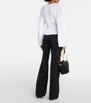 Плиссированный топ Stella Mccartney, белый - фото 3